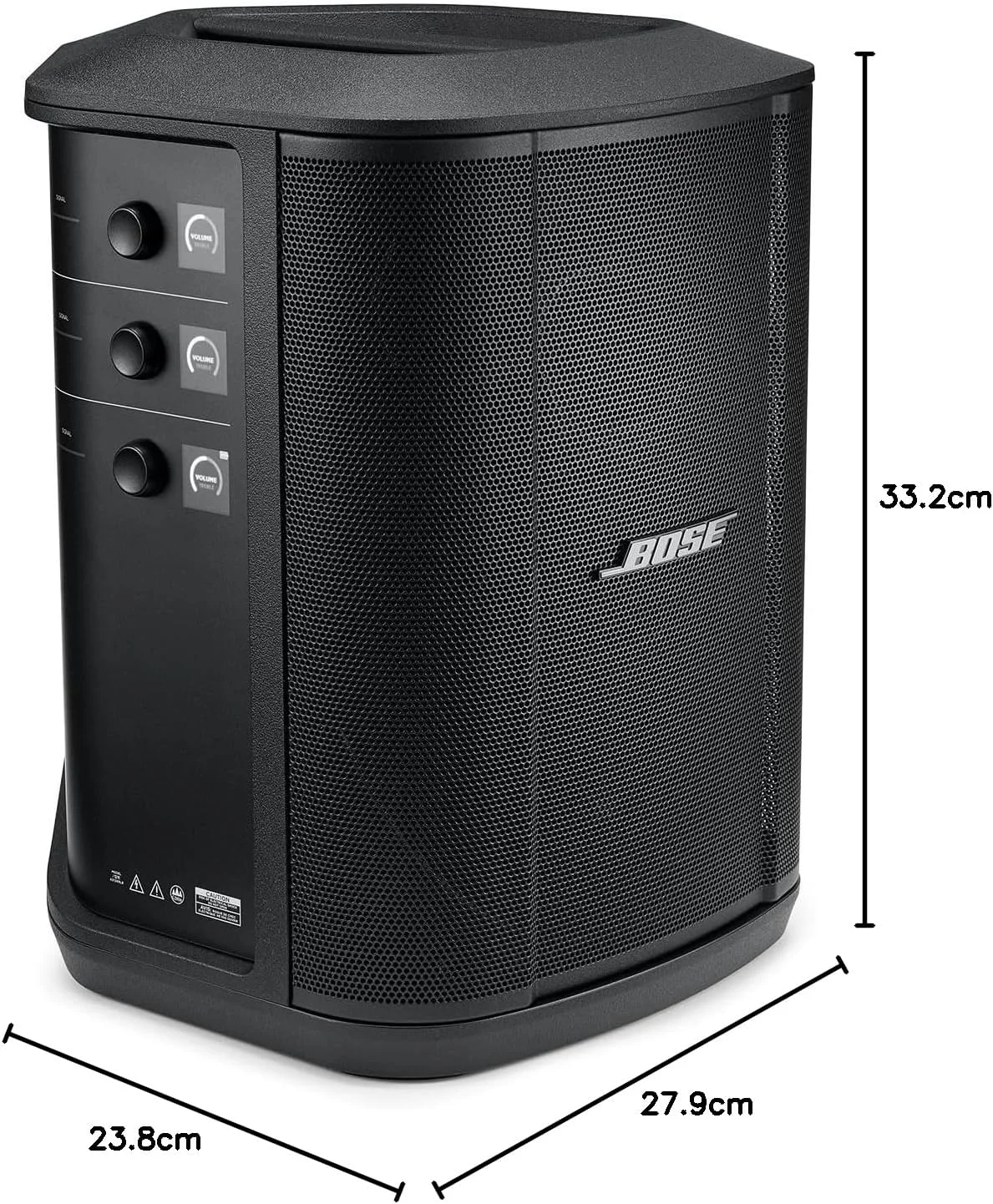 اسپیکر بلوتوثی قابل حمل و سیستم PA بیسیم همه کاره Bose S1 Pro+، مشکی اسپیکر بلوتوثی قابل حمل و سیستم PA بیسیم همه کاره Bose S1 Pro+، مشکی