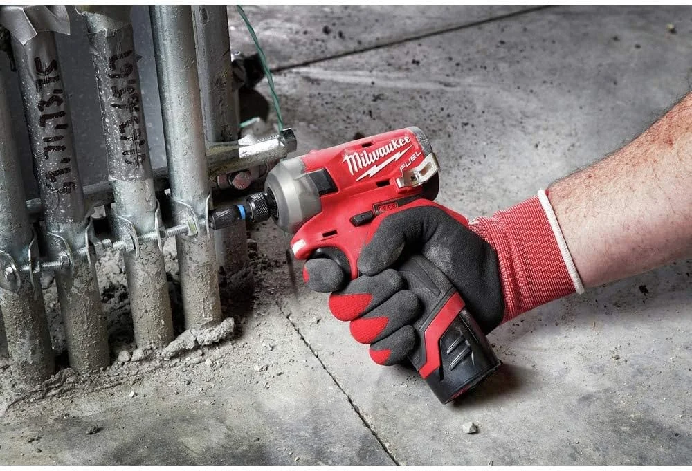 دریل ضربه ای M12 Surge Hex میلواکی مدل 2551-20 (12 ولت، 1/4 اینچ)