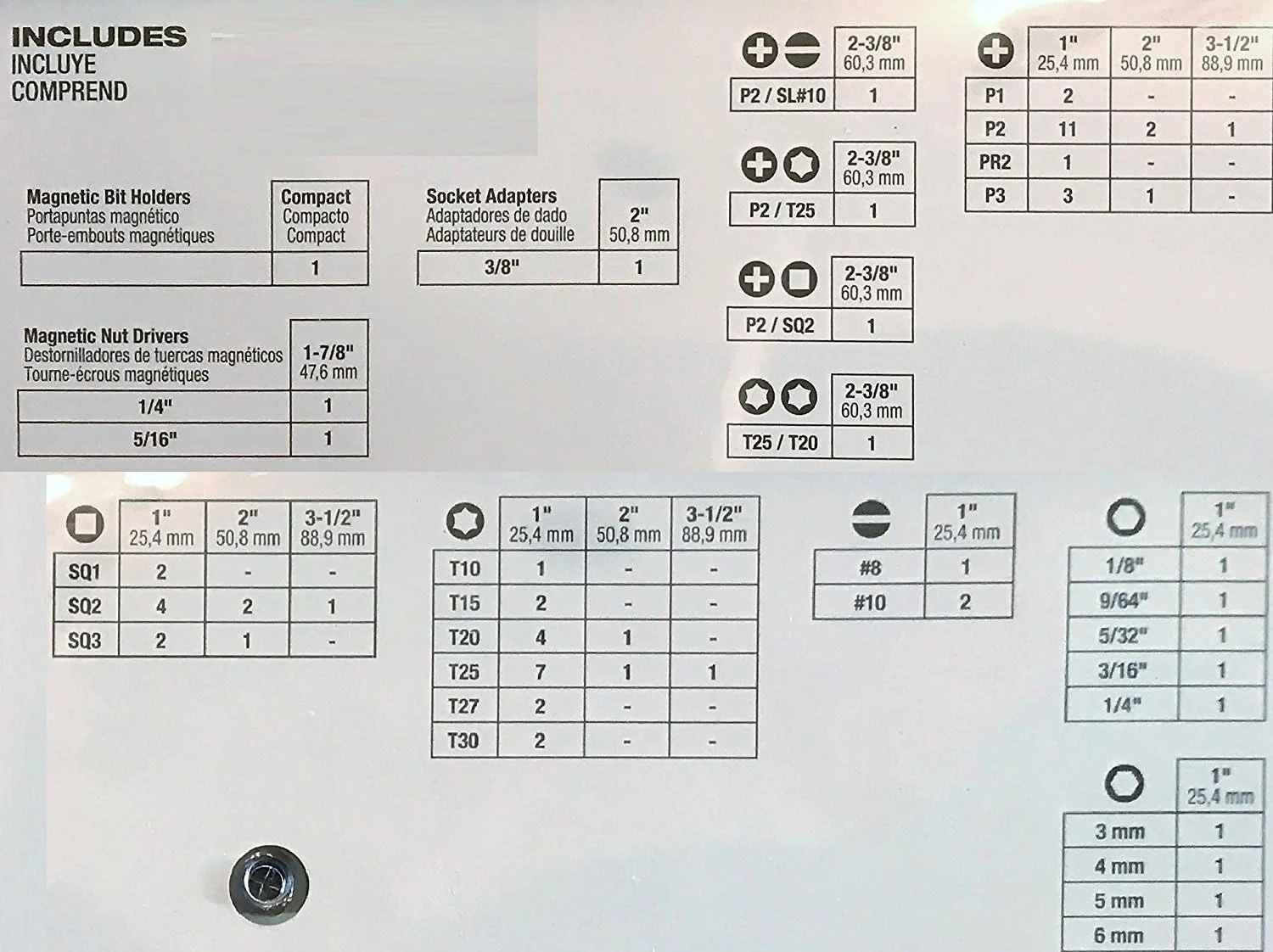 مجموعه 74 عددی سری پیچ گوشتی ضربه ای Milwaukee Shockwave مدل 48-32-4062