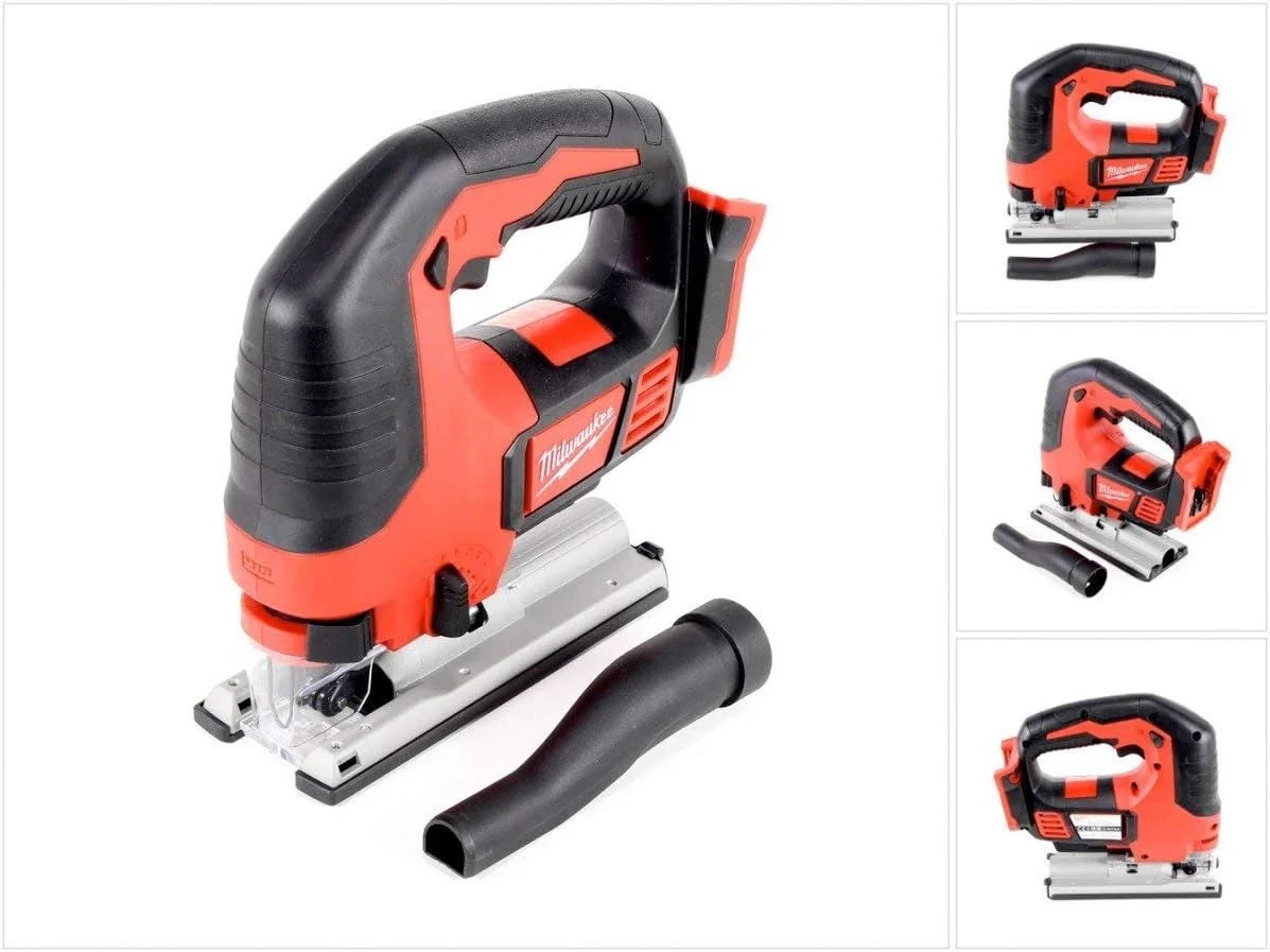 اره عمود بر دسته بالایی شارژی میلواکی مدل M18BJS-0، اره برقی سنگین وظیفه 18 ولت (فقط بدنه)