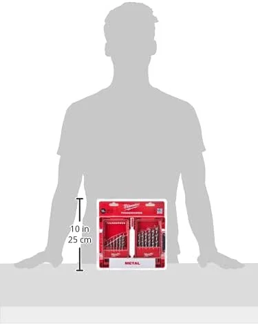 مجموعه مته فلز HSS-G THUNDERWEB میلواکی، 19 عددی (4932352374) مجموعه مته فلز HSS-G THUNDERWEB میلواکی، 19 عددی (4932352374)