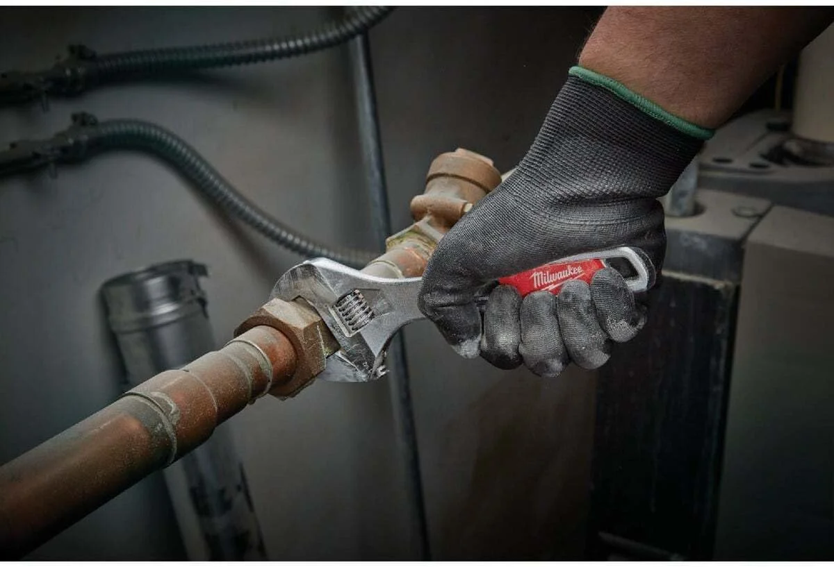 آچار فرانسه دهانه عریض میلواکی 200 میلی متر (8 اینچ)