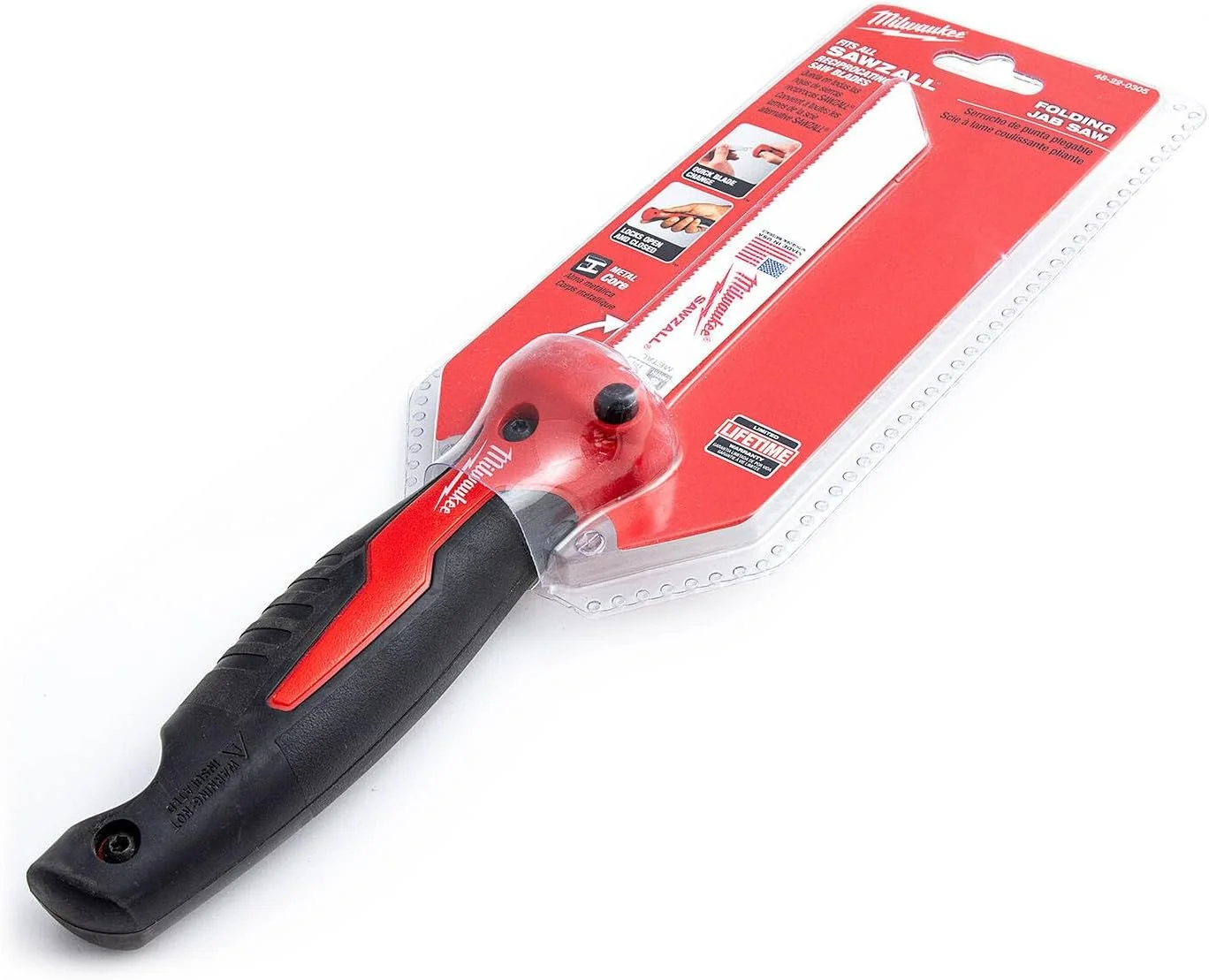 Milwaukee 48220305 Folding Jab Saw - Red/Black