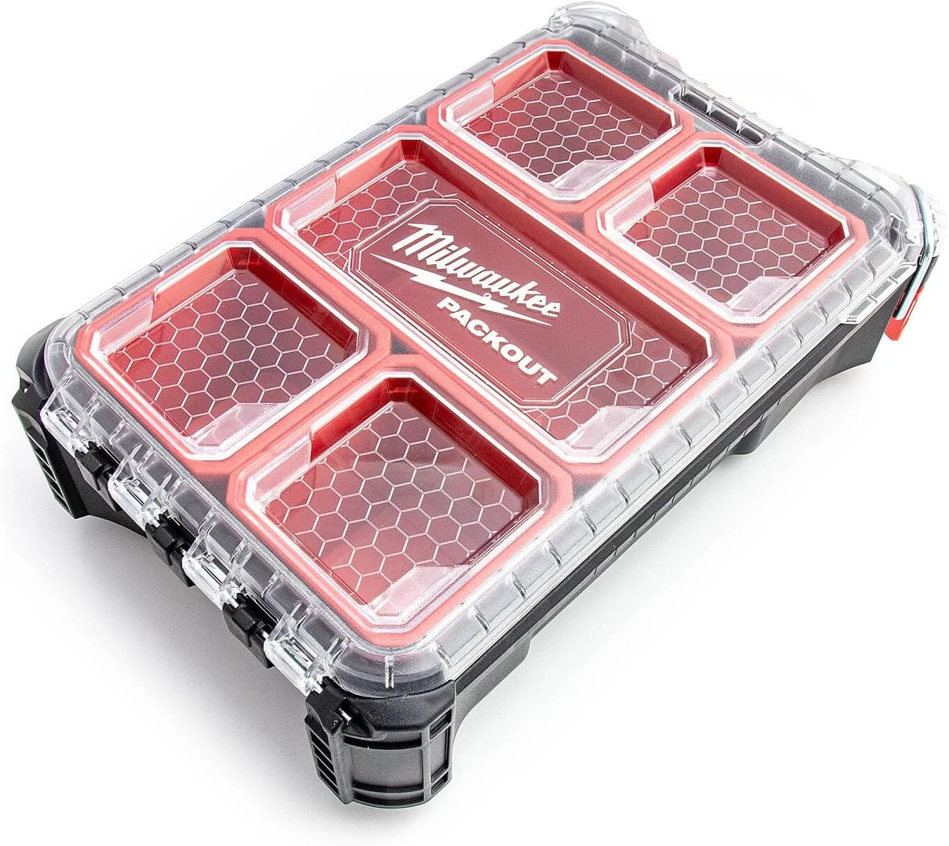 Milwaukee 0 932464083 PACKOUT Compact Organiser Case, Red