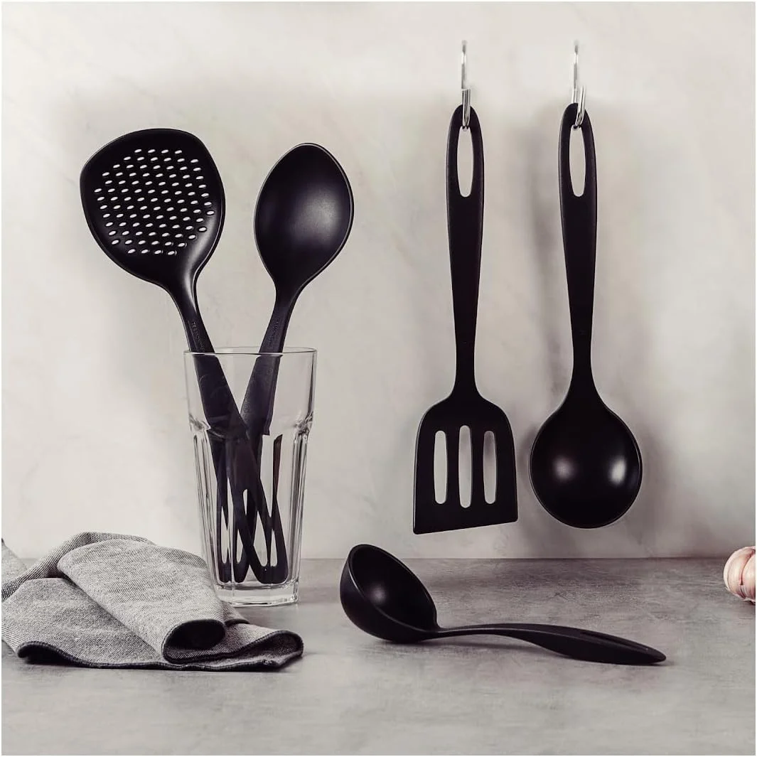 ست 5 تکه ابزار آشپزی نایلونی مشکی ترامونتینا مدل Ability