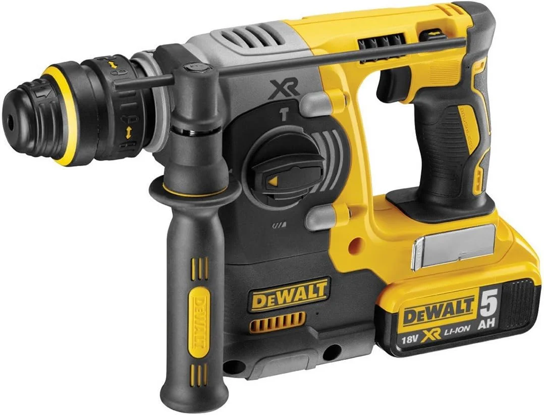 چکش تخریب بتن SDS-Plus براشلس 18 ولت Dewalt، زرد/مشکی، مدل Dch273P2-Gb چکش تخریب بتن SDS-Plus براشلس 18 ولت Dewalt، زرد/مشکی، مدل Dch273P2-Gb