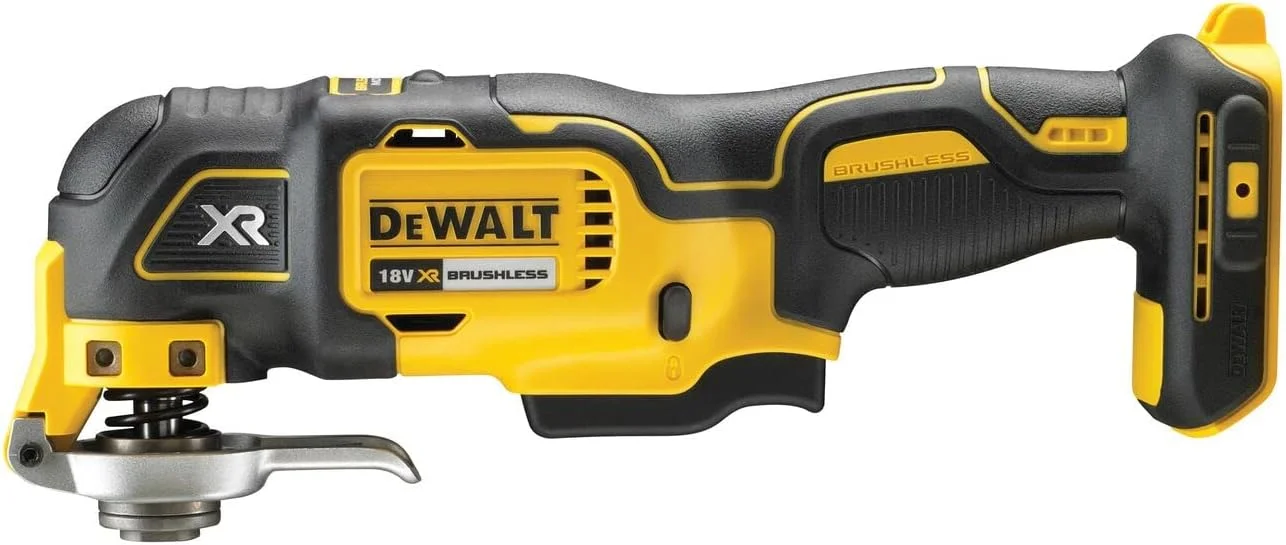 ابزار چندکاره نوسانی شارژی 18 ولت DEWALT DCS355N-XJ، موتور براشلس، سایز بزرگ ابزار چندکاره نوسانی شارژی 18 ولت DEWALT DCS355N-XJ، موتور براشلس، سایز بزرگ
