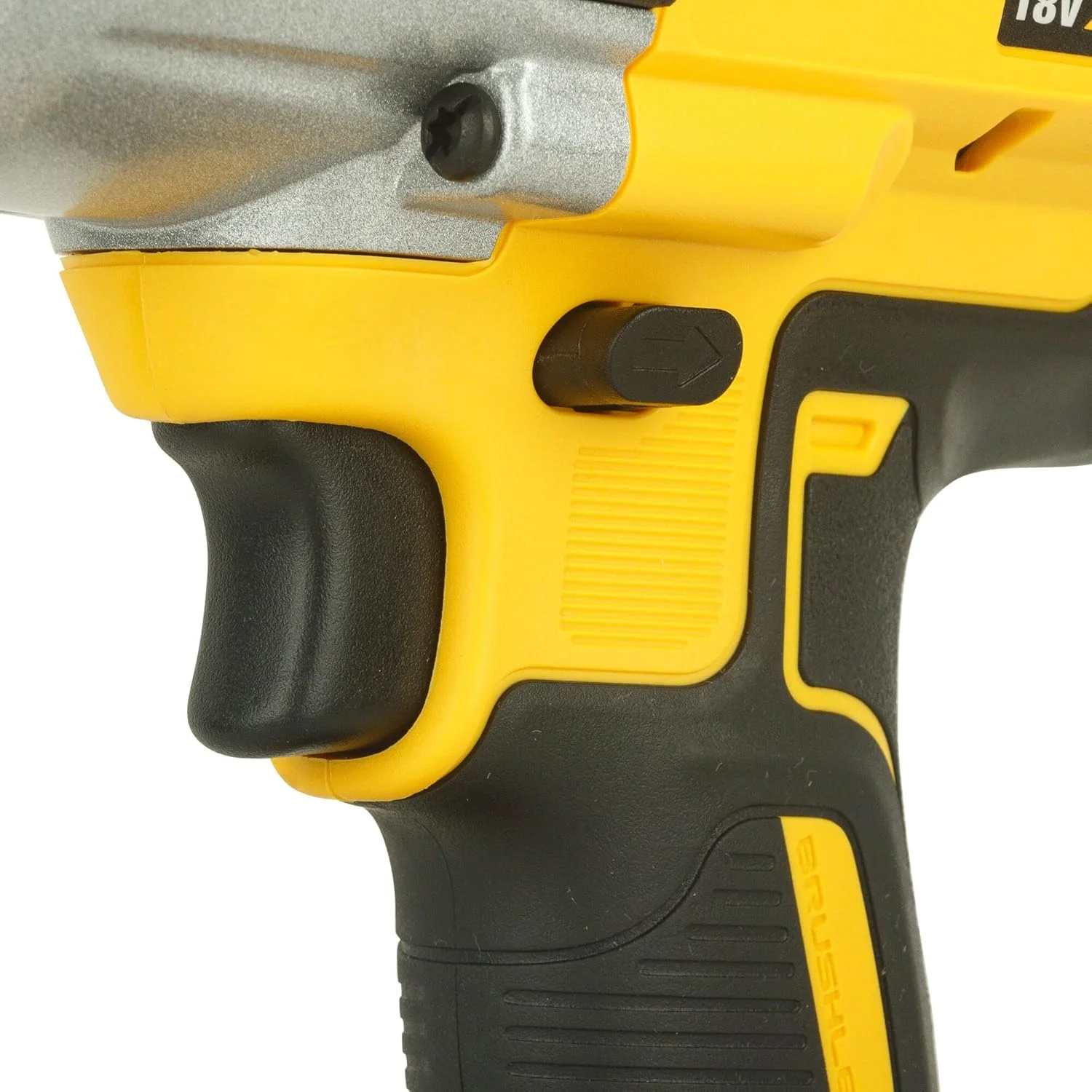 آچار بکس ضربه ای پر قدرت 1/2 اینچ 18 ولت XR براشلس دیوالت مدل DCF899N-XJ (950 نیوتن متر)، بدنه خالی، زرد/مشکی آچار بکس ضربه ای پر قدرت 1/2 اینچ 18 ولت XR براشلس دیوالت مدل DCF899N-XJ (950 نیوتن متر)، بدنه خالی، زرد/مشکی