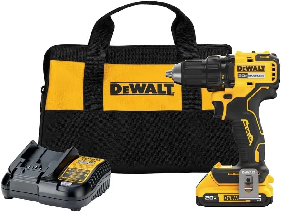 دریل شارژی جمع و جور براشلس 20 ولت Dewalt DCD793D1 با درایو ½ اینچ