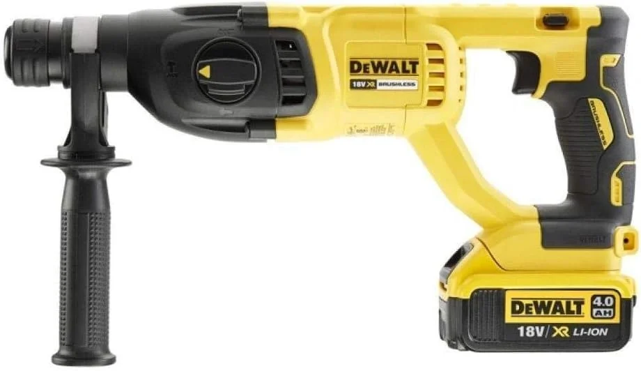 دریل بتن کن چرخشی SDS-Plus براشلس 18 ولت Dewalt DCH133M1 به همراه باتری 4 آمپر ساعت و شارژر دریل بتن کن چرخشی SDS-Plus براشلس 18 ولت Dewalt DCH133M1 به همراه باتری 4 آمپر ساعت و شارژر