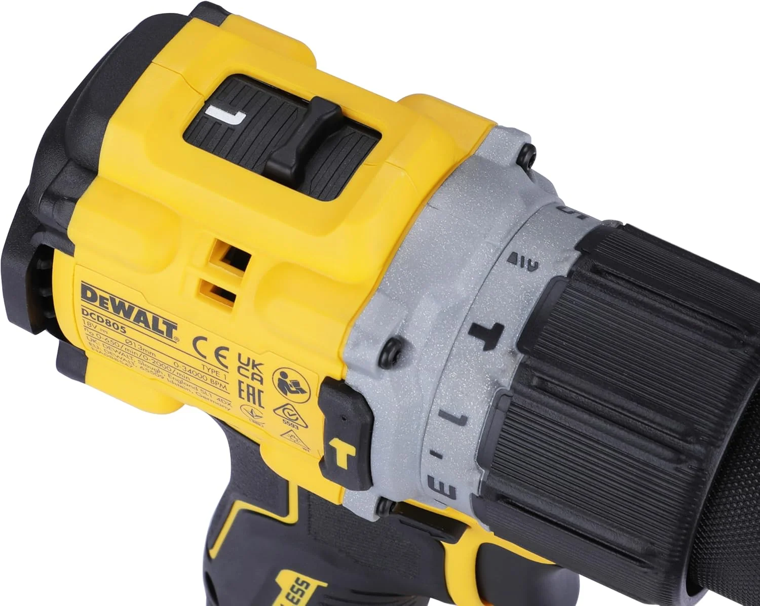 دریل چکشی شارژی 18 ولت XR پاور استک دیوالت مدل DCD805N - فقط بدنه (DEWDCD805N-XJ) دریل چکشی شارژی 18 ولت XR پاور استک دیوالت مدل DCD805N - فقط بدنه (DEWDCD805N-XJ)
