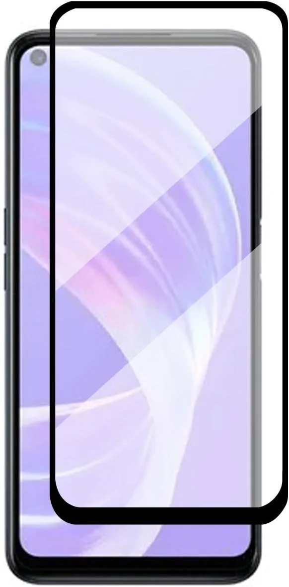 محافظ صفحه نمایش 10D Al-HuTrusHi سازگار با OPPO A73، شیشه حرارت دیده با [وضوح کریستالی] [وضوح HD] [مقاومت در برابر خراش] برای محافظ صفحه نمایش شیشه حرارت دیده OPPO A73 مشکی…