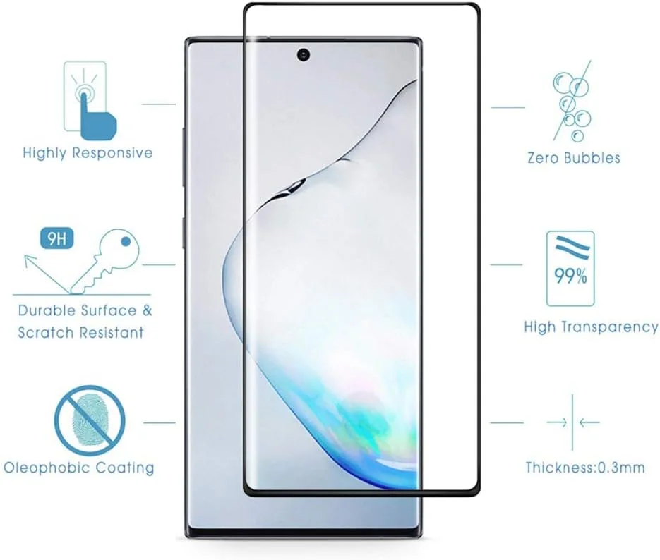 محافظ صفحه نمایش شیشه ای حرارت دیده منحنی سه بعدی FunAdd برای گوشی های Huawei Mate 30 Pro/Mate 30E Pro 5G، ضخامت 0.3 میلی متر، سختی سطح 9H، چسب لبه منحنی، پوشش کامل صفحه نمایش محافظ صفحه نمایش شیشه ای حرارت دیده منحنی سه بعدی FunAdd برای گوشی های Huawei Mate 30 Pro/Mate 30E Pro 5G، ضخامت 0.3 میلی متر، سختی سطح 9H، چسب لبه منحنی، پوشش کامل صفحه نمایش