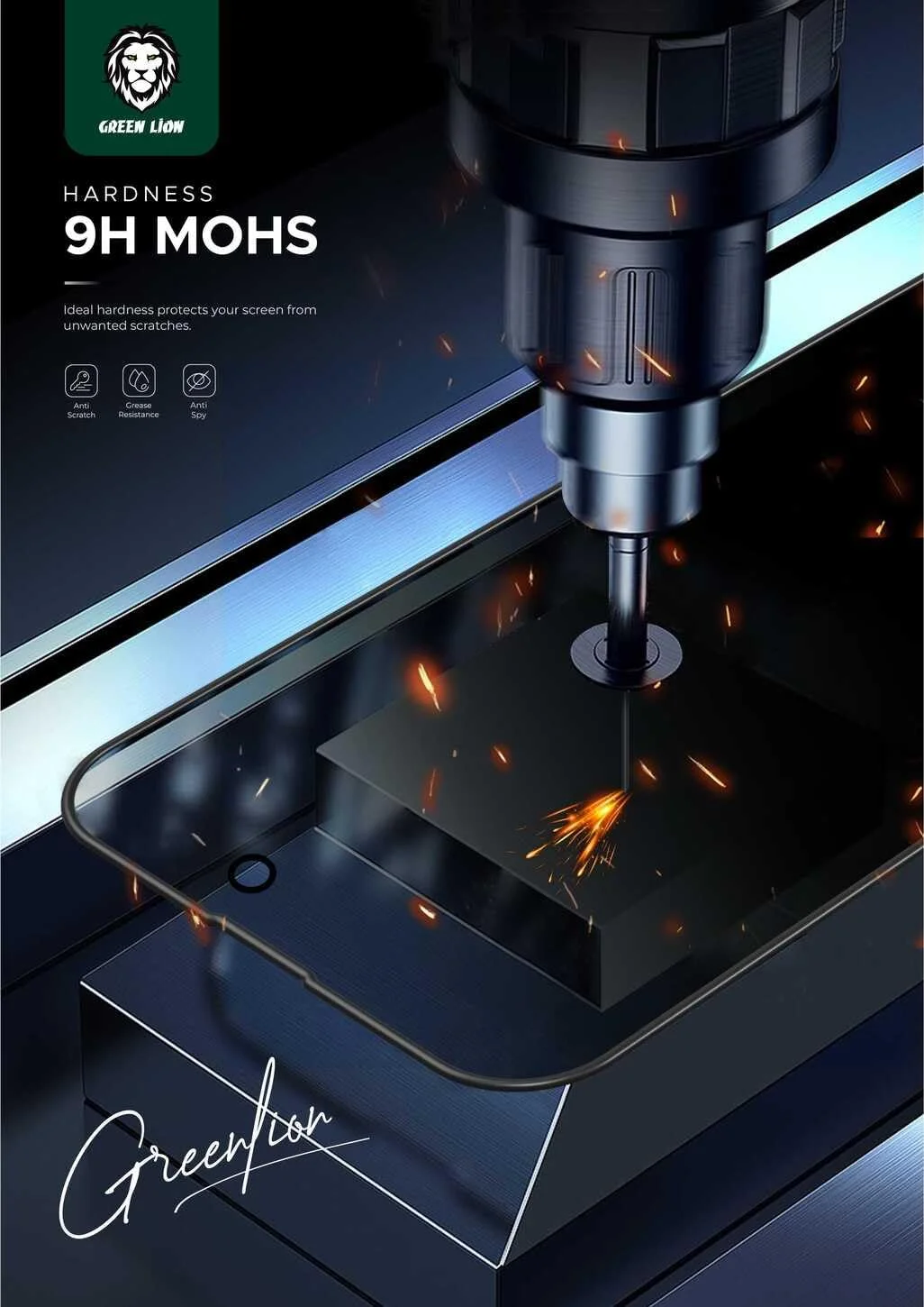 محافظ صفحه نمایش سیلیکونی سه بعدی Green Lion Plus شیشه ای آیفون 16 پرو مکس، ضد جاسوسی، ضد تابش نور، پوشش کامل شیشه حرارت دیده 9H، محافظ ضد اثر انگشت، فیلم صاف، ضد تابش نور (حریم خصوصی) محافظ صفحه نمایش سیلیکونی سه بعدی Green Lion Plus شیشه ای آیفون 16 پرو مکس، ضد جاسوسی، ضد تابش نور، پوشش کامل شیشه حرارت دیده 9H، محافظ ضد اثر انگشت، فیلم صاف، ضد تابش نور (حریم خصوصی)