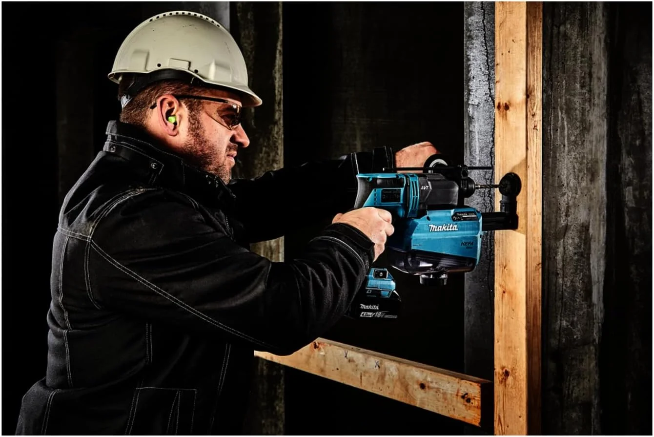 چکش تخریب شارژی 18 میلی‌متری SDS-Plus ماکیتا مدل DHR182ZJ 18V Li-ion LXT Brushless عرضه شده در جعبه ماک‌پک (بدون باتری و شارژر)