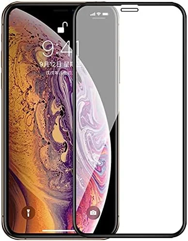 محافظ صفحه نمایش گوشی - شیشه حرارت دیده پوشش کامل ضد انفجار برای آیفون XS Max XR X، فیلم محافظ صفحه نمایش برای آیفون 6 6s 7 8 Plus 5 5S 5C SE (برای آیفون 11pro مشکی) محافظ صفحه نمایش گوشی - شیشه حرارت دیده پوشش کامل ضد انفجار برای آیفون XS Max XR X، فیلم محافظ صفحه نمایش برای آیفون 6 6s 7 8 Plus 5 5S 5C SE (برای آیفون 11pro مشکی)