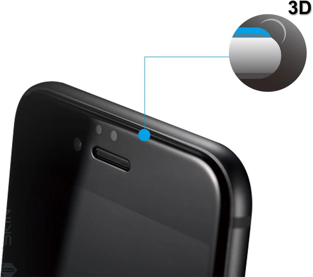 محافظ صفحه نمایش شیشه ای حرارت دیده تمام صفحه سه بعدی Inskin، سازگار با Apple iPhone 7 4.7 اینچ. مشکی. 1 عددی. محافظ صفحه نمایش شیشه ای حرارت دیده تمام صفحه سه بعدی Inskin، سازگار با Apple iPhone 7 4.7 اینچ. مشکی. 1 عددی.