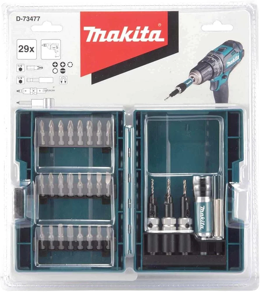 مجموعه 29 عددی مته و سری پیچ گوشتی ماکیتا مدل D-73477