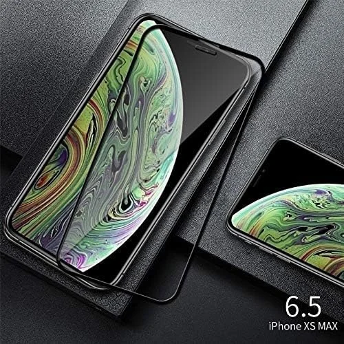 محافظ صفحه نمایش گوشی - شیشه حرارت دیده پوشش کامل ضد انفجار برای آیفون XS Max XR X و فیلم محافظ صفحه نمایش برای آیفون 6 6s 7 8 Plus 5 5S 5C SE (برای آیفون XS MAX مشکی) محافظ صفحه نمایش گوشی - شیشه حرارت دیده پوشش کامل ضد انفجار برای آیفون XS Max XR X و فیلم محافظ صفحه نمایش برای آیفون 6 6s 7 8 Plus 5 5S 5C SE (برای آیفون XS MAX مشکی)