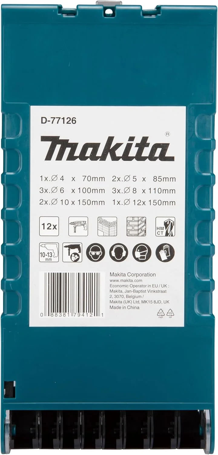 مجموعه مته الماسه 12 عددی ماکیتا مدل D-77126
