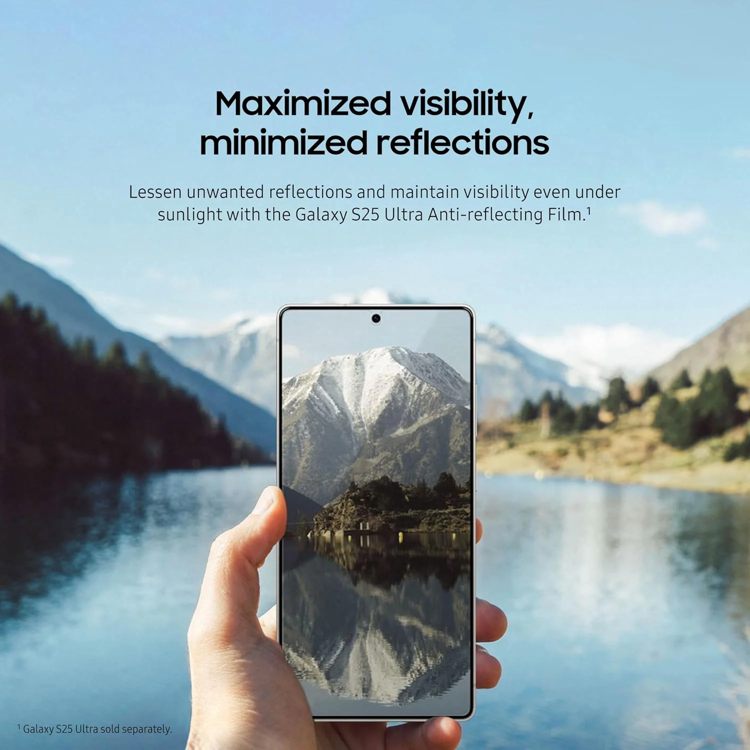 محافظ صفحه نمایش ضد انعکاس گوشی سامسونگ گلکسی S25 Ultra، افزایش دید، محافظت در برابر گرد و غبار و اثر انگشت، ضد خش، نسخه ایالات متحده، EF-US938CTEGUS محافظ صفحه نمایش ضد انعکاس گوشی سامسونگ گلکسی S25 Ultra، افزایش دید، محافظت در برابر گرد و غبار و اثر انگشت، ضد خش، نسخه ایالات متحده، EF-US938CTEGUS