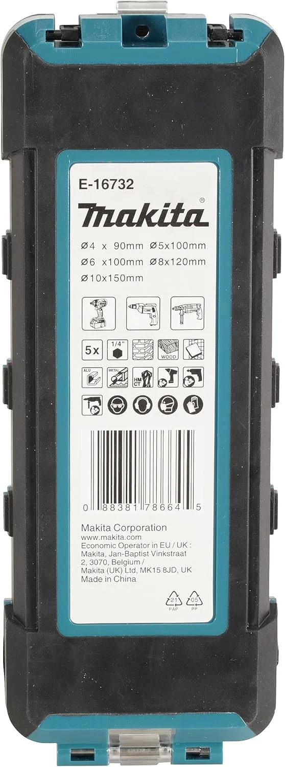 مجموعه مته 5 عددی TCT ماکیتا مدل E-16732