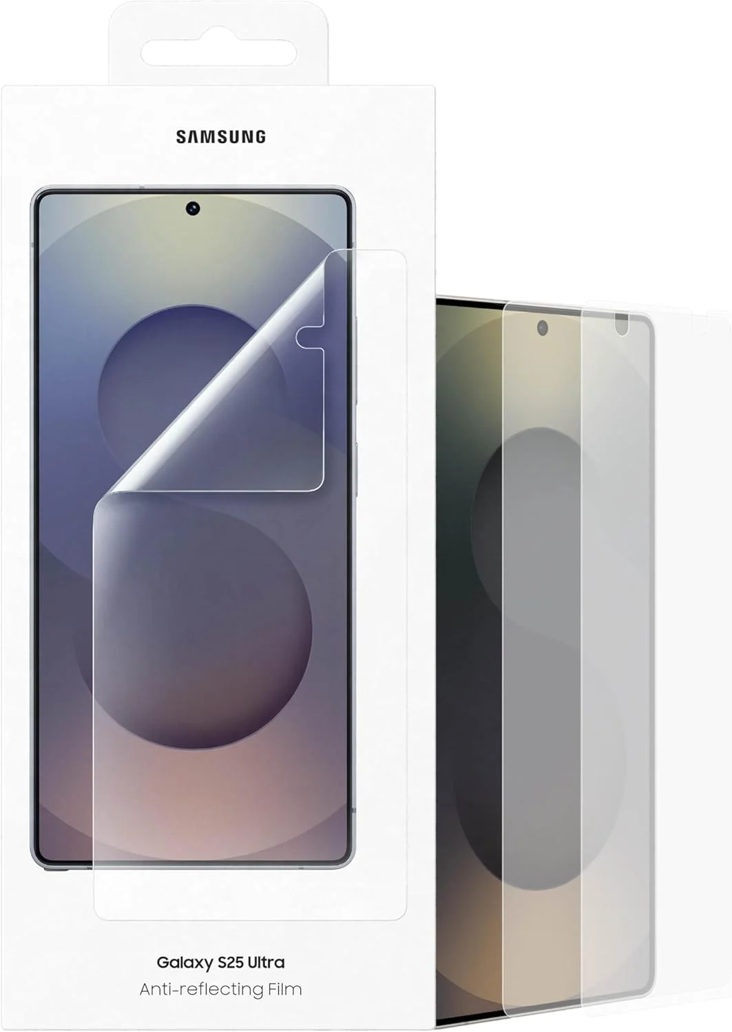 محافظ صفحه نمایش ضد انعکاس گوشی سامسونگ گلکسی S25 Ultra، افزایش دید، محافظت در برابر گرد و غبار و اثر انگشت، ضد خش، نسخه ایالات متحده، EF-US938CTEGUS محافظ صفحه نمایش ضد انعکاس گوشی سامسونگ گلکسی S25 Ultra، افزایش دید، محافظت در برابر گرد و غبار و اثر انگشت، ضد خش، نسخه ایالات متحده، EF-US938CTEGUS