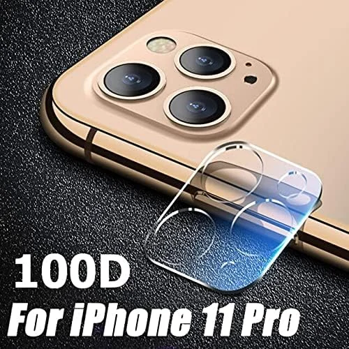 محافظ صفحه نمایش گوشی - محافظ شیشه ای دوربین برای آیفون SE 2020 11 Pro XS Max XR X پوشش کامل لنز محافظ صفحه نمایش برای 7 8 Plus شیشه حرارت دیده (برای آیفون 11 Pro 1 عدد)