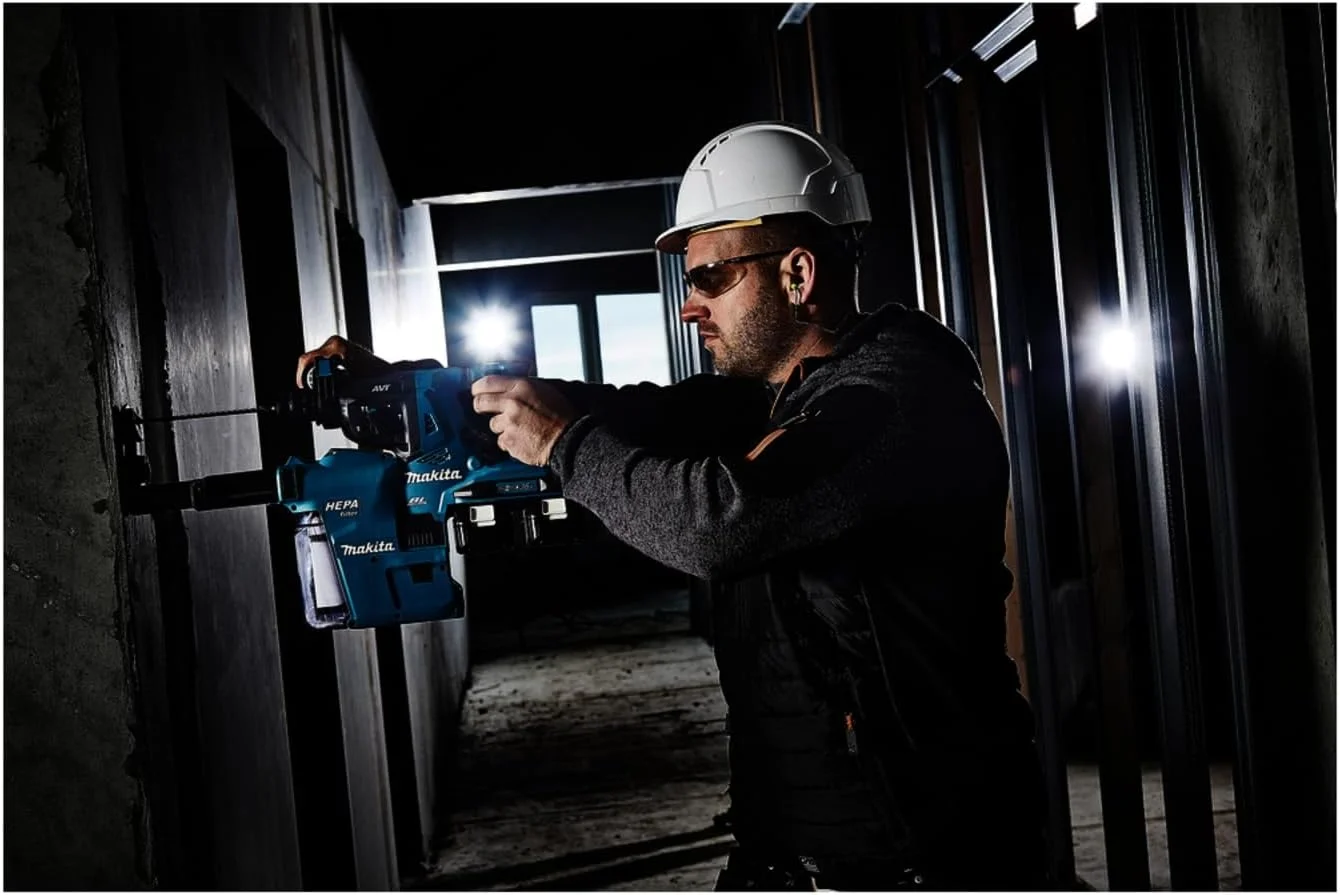 چکش تخریب شارژی SDS-plus 28 میلی‌متری ماکیتا مدل DHR280ZJ، 18ولت + 18ولت، لیتیوم-یون، بدون سیم، براشلس، 2.8 ژول، بدون باتری و شارژر