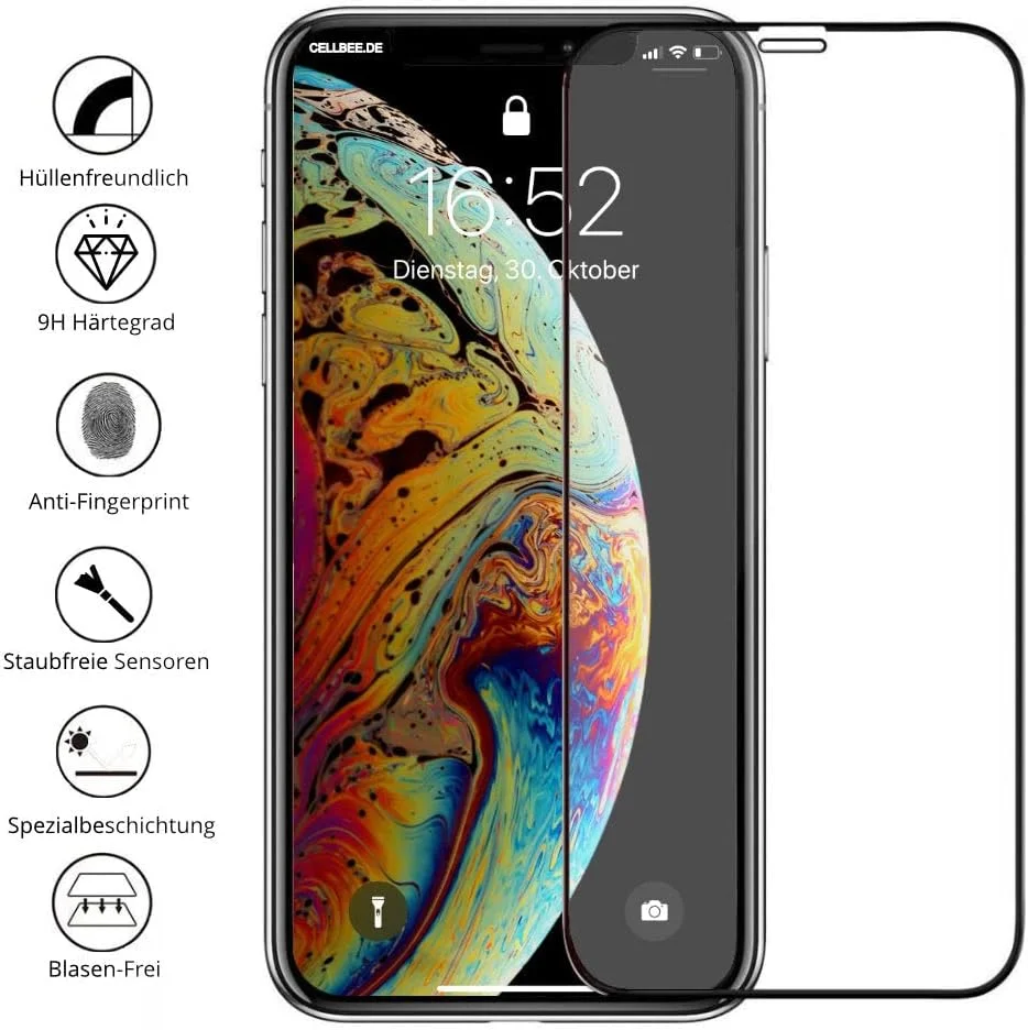 محافظ صفحه نمایش شیشه ای حرارت دیده سازگار با قاب گوشی آیفون 11 و آیفون XR 6.1 اینچی محافظ صفحه نمایش شیشه ای حرارت دیده سازگار با قاب گوشی آیفون 11 و آیفون XR 6.1 اینچی