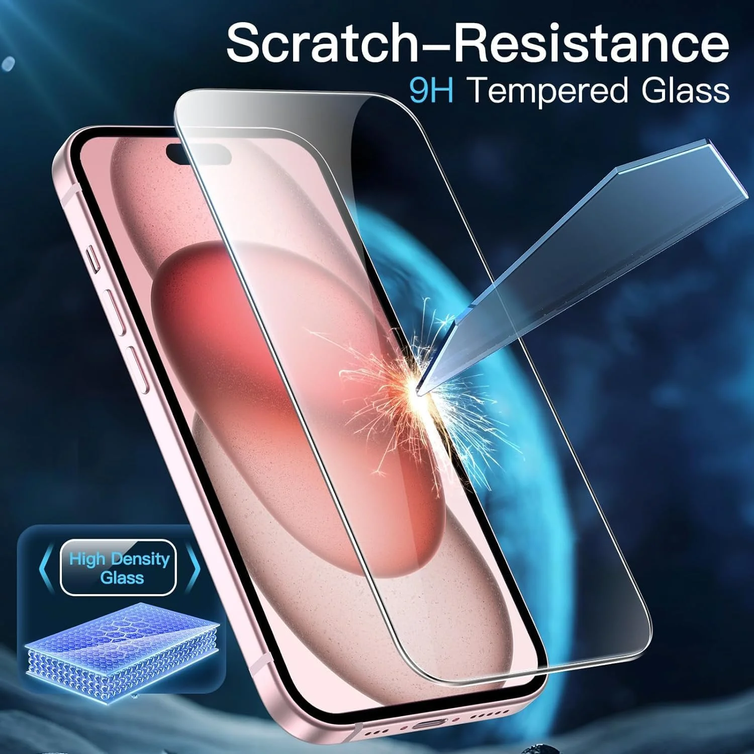 محافظ صفحه نمایش شیشه ای حرارت دیده برای اپل آیفون 6 7 8 پلاس X XS XR SE 11 12 مینی 13 14 15 پلاس پرو مکس (15، شیشه حرارت دیده جلو + پشت نرم) محافظ صفحه نمایش شیشه ای حرارت دیده برای اپل آیفون 6 7 8 پلاس X XS XR SE 11 12 مینی 13 14 15 پلاس پرو مکس (15، شیشه حرارت دیده جلو + پشت نرم)