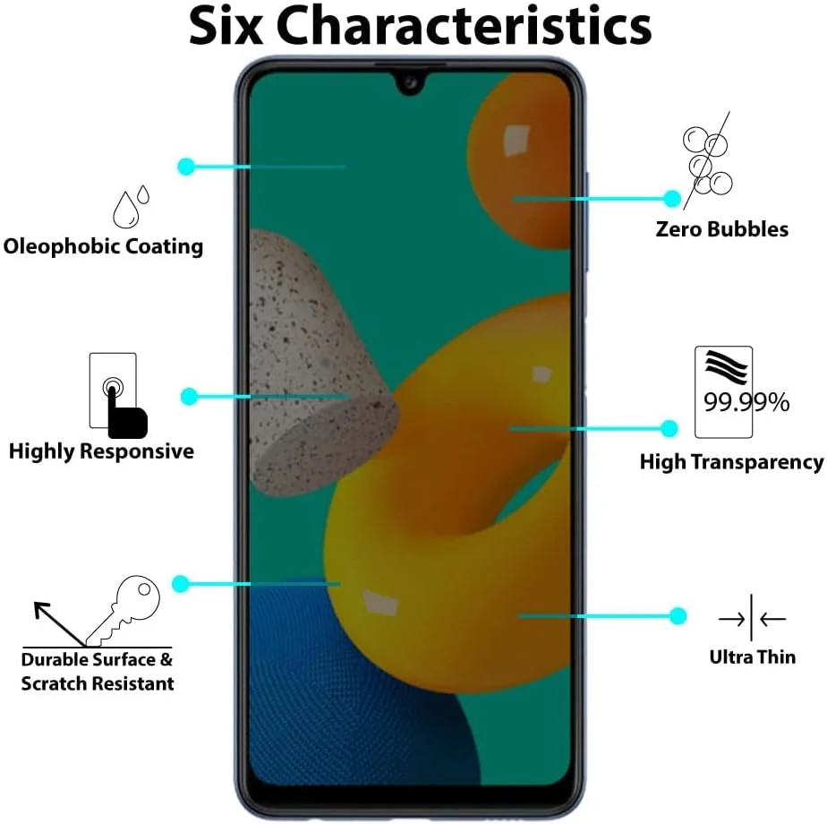 محافظ صفحه نمایش حریم خصوصی الحتروشی سازگار با گوشی های سامسونگ گلکسی A33 5G / M32 / M22 / A22 / F22 / A32 / A31، شیشه حرارت دیده مات ضد تابش [لمس سه بعدی] [سازگار با قاب] بدون حباب