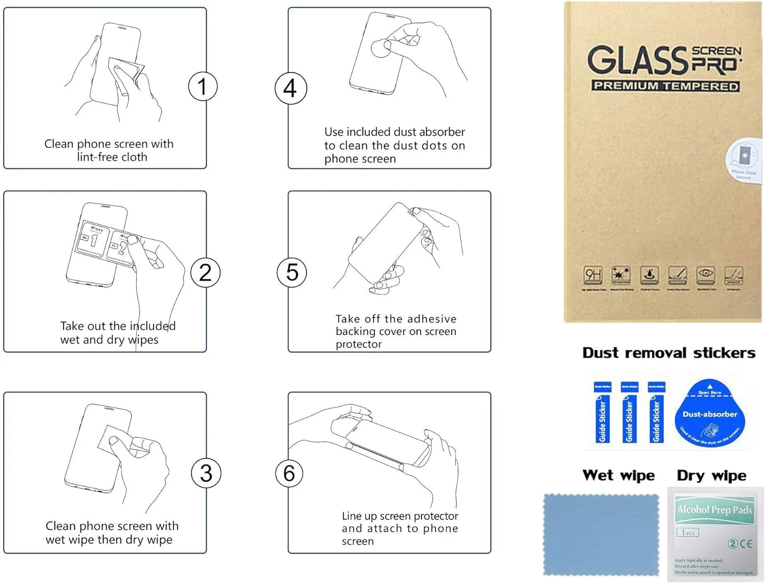 محافظ صفحه نمایش شیشه ای حرارت دیده برای گوشی سامسونگ گلکسی S10 با فناوری DoubleDefence، [بسته 2 عددی] به همراه قاب تراز کننده مخصوص S10