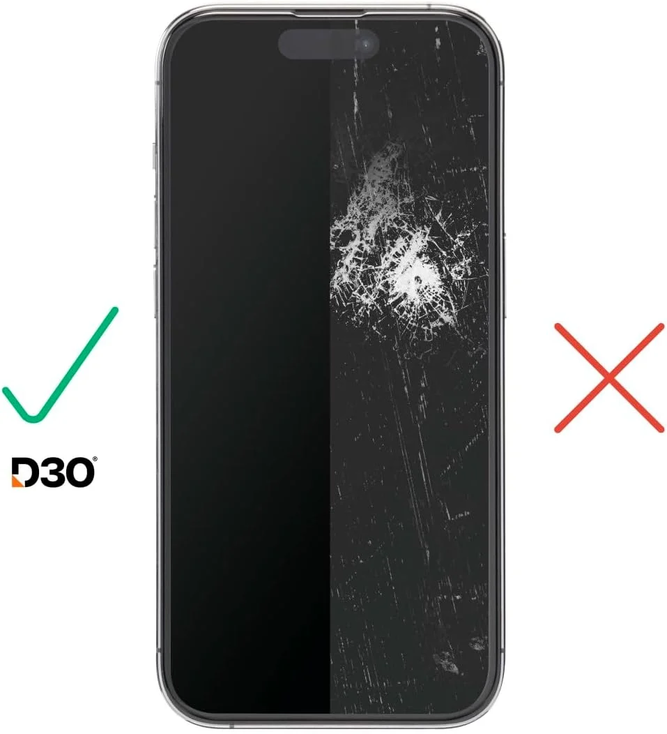 محافظ صفحه نمایش شیشه ای حرارت دیده سوپر هیبریدی برای اپل آیفون 15، به همراه ابزار نصب محافظ صفحه نمایش شیشه ای حرارت دیده سوپر هیبریدی برای اپل آیفون 15، به همراه ابزار نصب