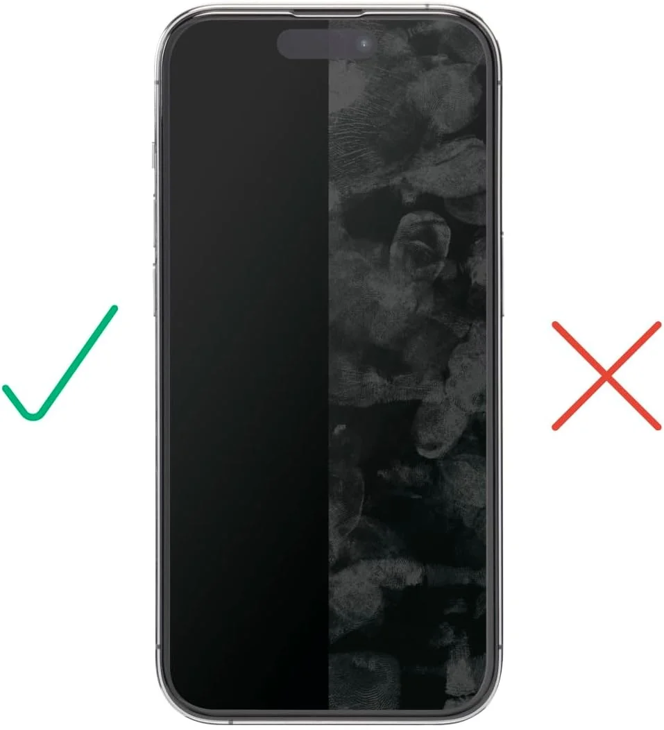 محافظ صفحه نمایش شیشه ای حرارت دیده سوپر هیبریدی برای اپل آیفون 15، به همراه ابزار نصب محافظ صفحه نمایش شیشه ای حرارت دیده سوپر هیبریدی برای اپل آیفون 15، به همراه ابزار نصب