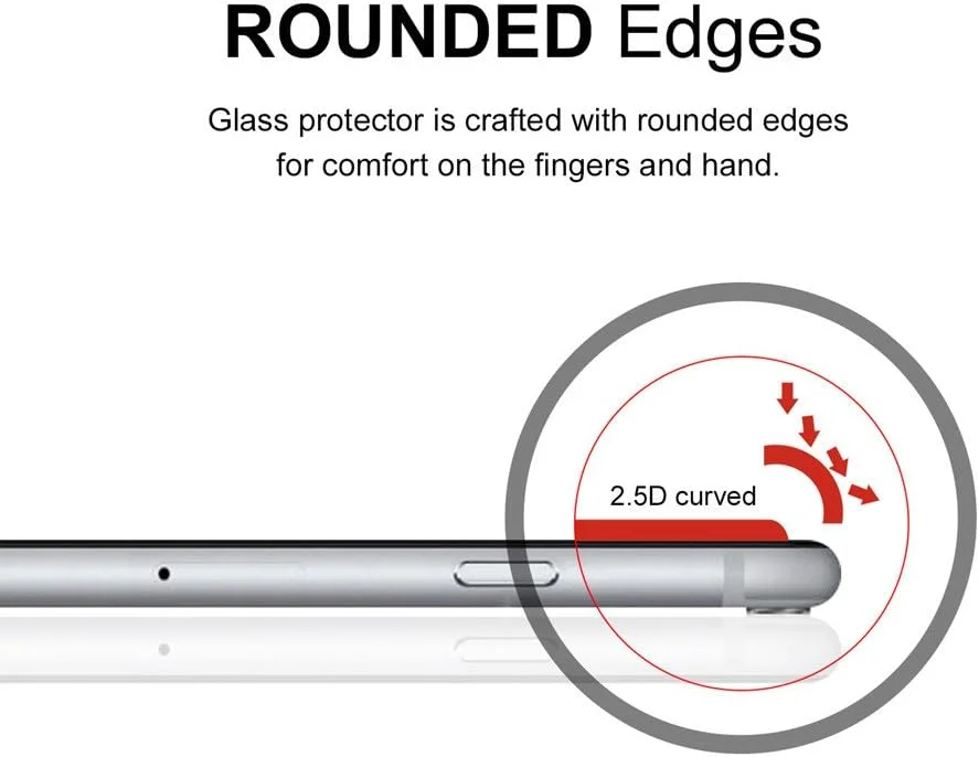 محافظ صفحه نمایش شیشه ای حرارت دیده سوپراشیلدز [3 عدد] برای اپل آیفون SE / آیفون 5/5S / آیفون 5C، ضد خش، ضد اثر انگشت، بدون حباب، تعویض مادام العمر