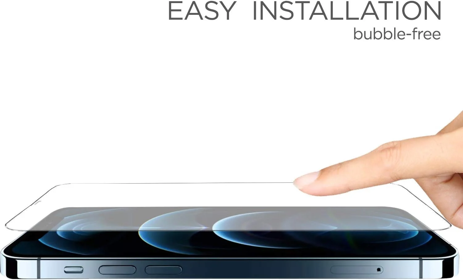 محافظ صفحه نمایش [3 عددی] - آیفون 12 پرو مکس - فیلم شیشه ای حرارت دیده سازگار با اپل آیفون 12 پرو مکس 2020 6.7 اینچی [سازگار با قاب] [مقاوم در برابر خراش] [بدون حباب] [پوشش کامل] - توسط Masehome