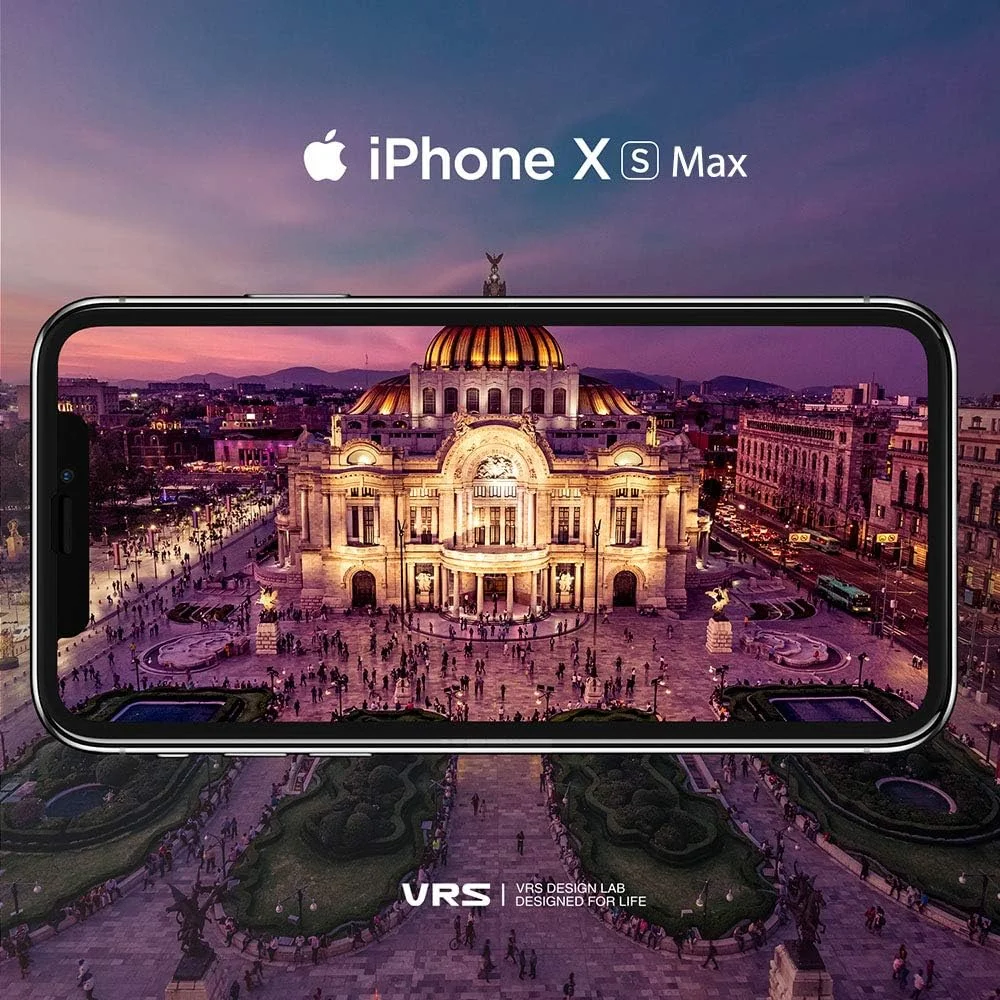 محافظ صفحه نمایش شیشه ای خمیده VRS Design First Glass Premium 3D مناسب برای گوشی اپل آیفون XS MAX