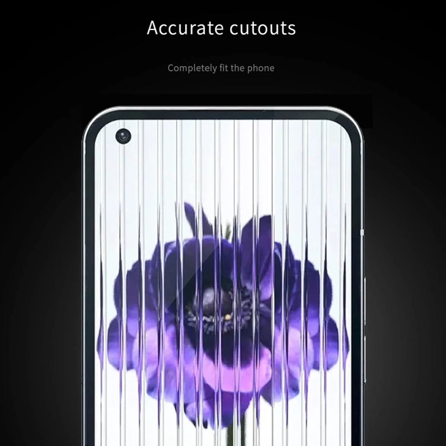 محافظ صفحه نمایش شیشه ای حرارت دیده خمیده سه بعدی با پوشش کامل و مقاومت بالا در برابر خراش 5D تاچ پریمیوم EXELLE برای ناتینگ فون 1 محافظ صفحه نمایش شیشه ای حرارت دیده خمیده سه بعدی با پوشش کامل و مقاومت بالا در برابر خراش 5D تاچ پریمیوم EXELLE برای ناتینگ فون 1