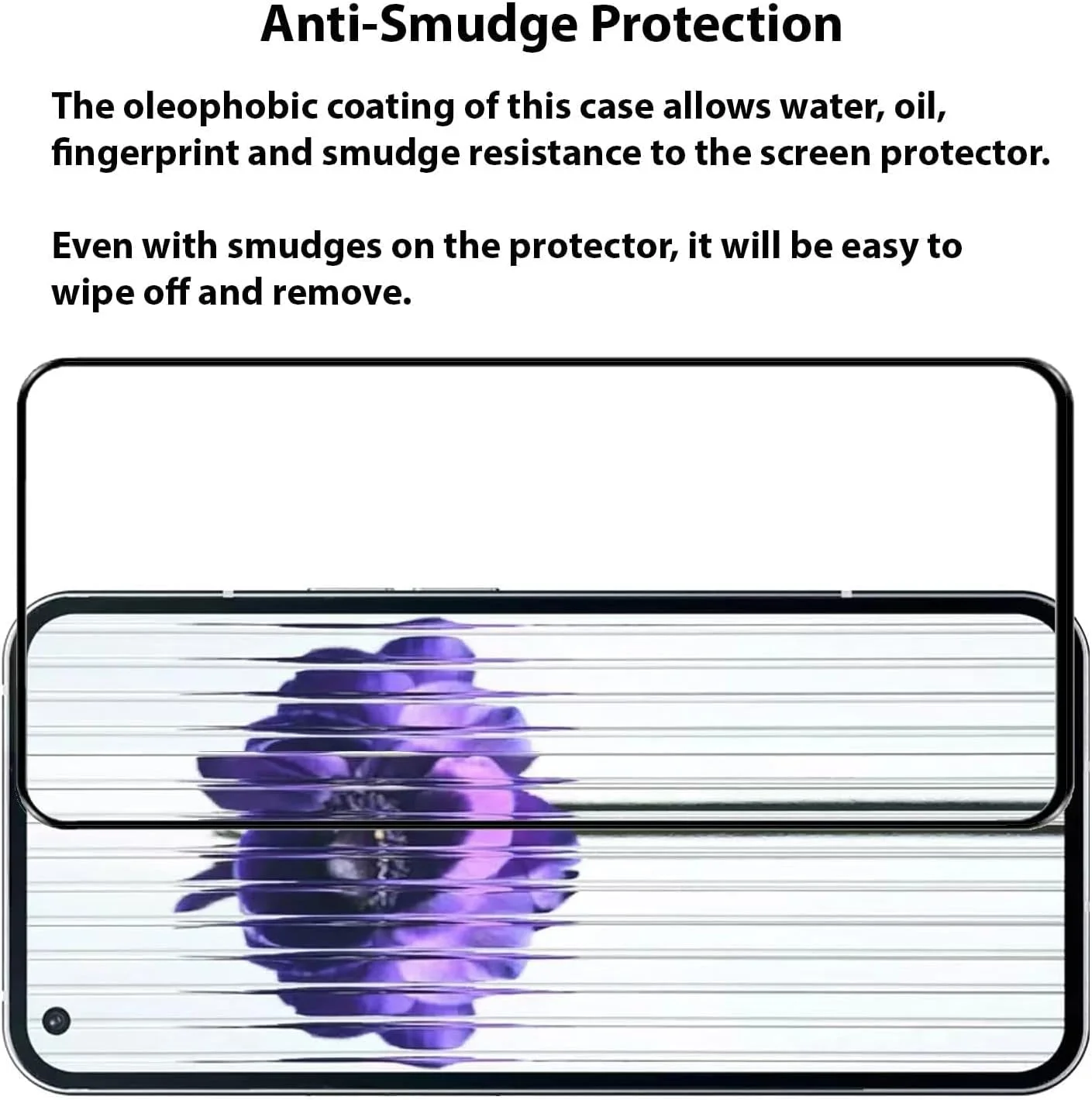 محافظ صفحه نمایش شیشه ای حرارت دیده خمیده سه بعدی با پوشش کامل و مقاومت بالا در برابر خراش 5D تاچ پریمیوم EXELLE برای ناتینگ فون 1 محافظ صفحه نمایش شیشه ای حرارت دیده خمیده سه بعدی با پوشش کامل و مقاومت بالا در برابر خراش 5D تاچ پریمیوم EXELLE برای ناتینگ فون 1