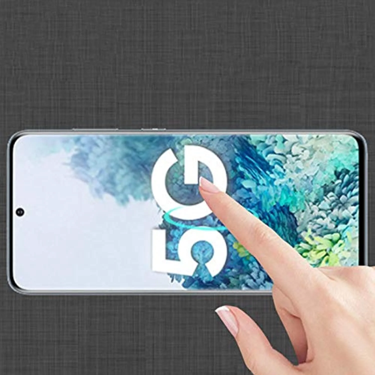 محافظ صفحه نمایش شیشه ای تمام چسب لبه به لبه سامسونگ گلکسی S21 5G مشکی توسط Nice.Store.UAE محافظ صفحه نمایش شیشه ای تمام چسب لبه به لبه سامسونگ گلکسی S21 5G مشکی توسط Nice.Store.UAE