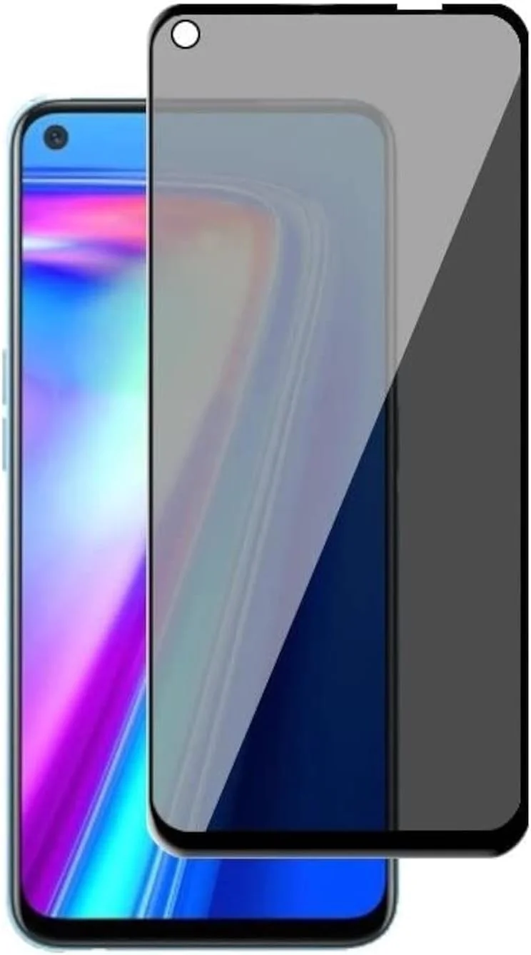محافظ صفحه نمایش حریم خصوصی 5D شیشه ای حرارت دیده سازگار با اوپو - ضد جاسوسی، پوشش کامل لبه به لبه، ضد خش، بدون حباب، وضوح HD، برای تلفن های هوشمند OPPO (OPPO A96)