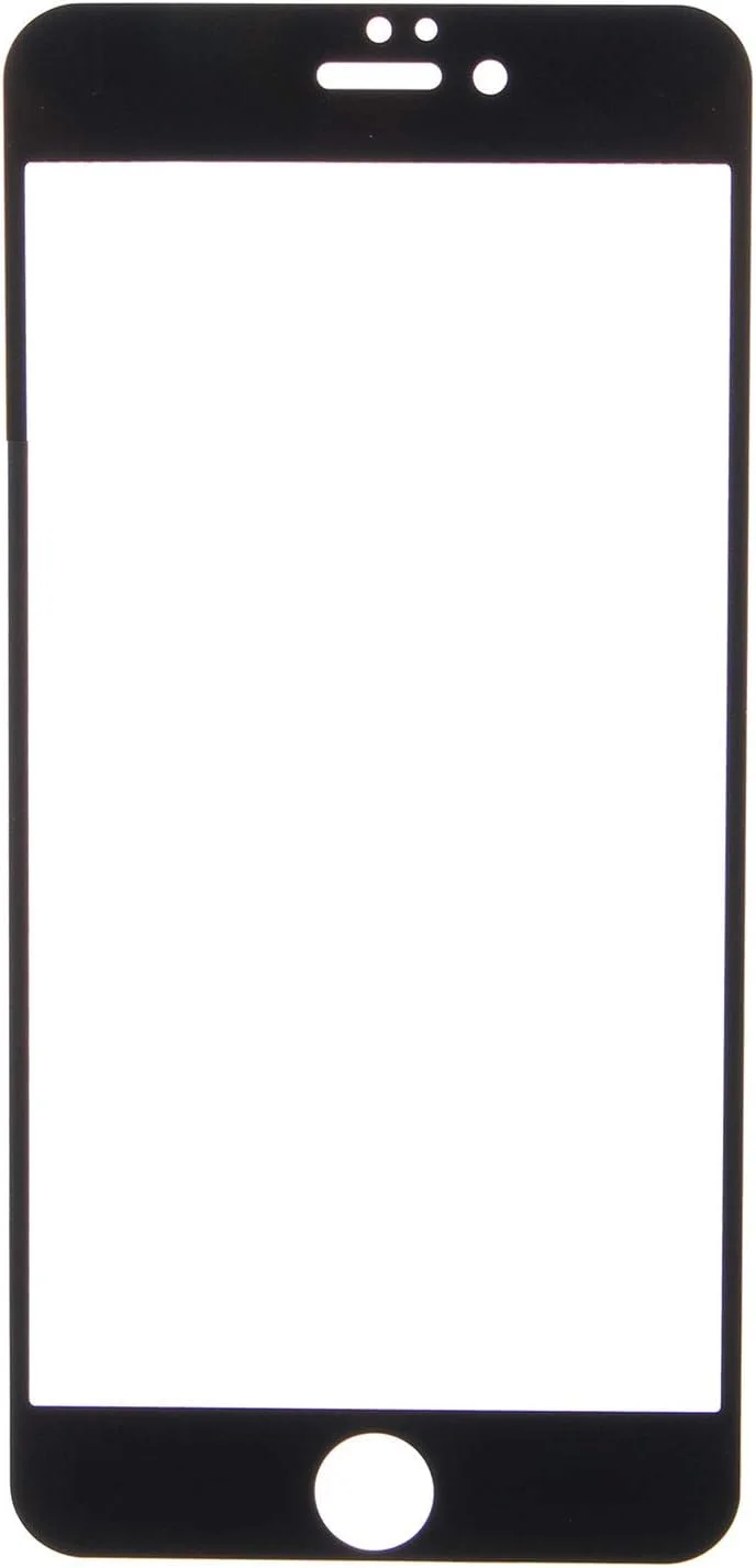 محافظ صفحه نمایش شیشه ای برای اپل آیفون 6 پلاس، مشکی محافظ صفحه نمایش شیشه ای برای اپل آیفون 6 پلاس، مشکی