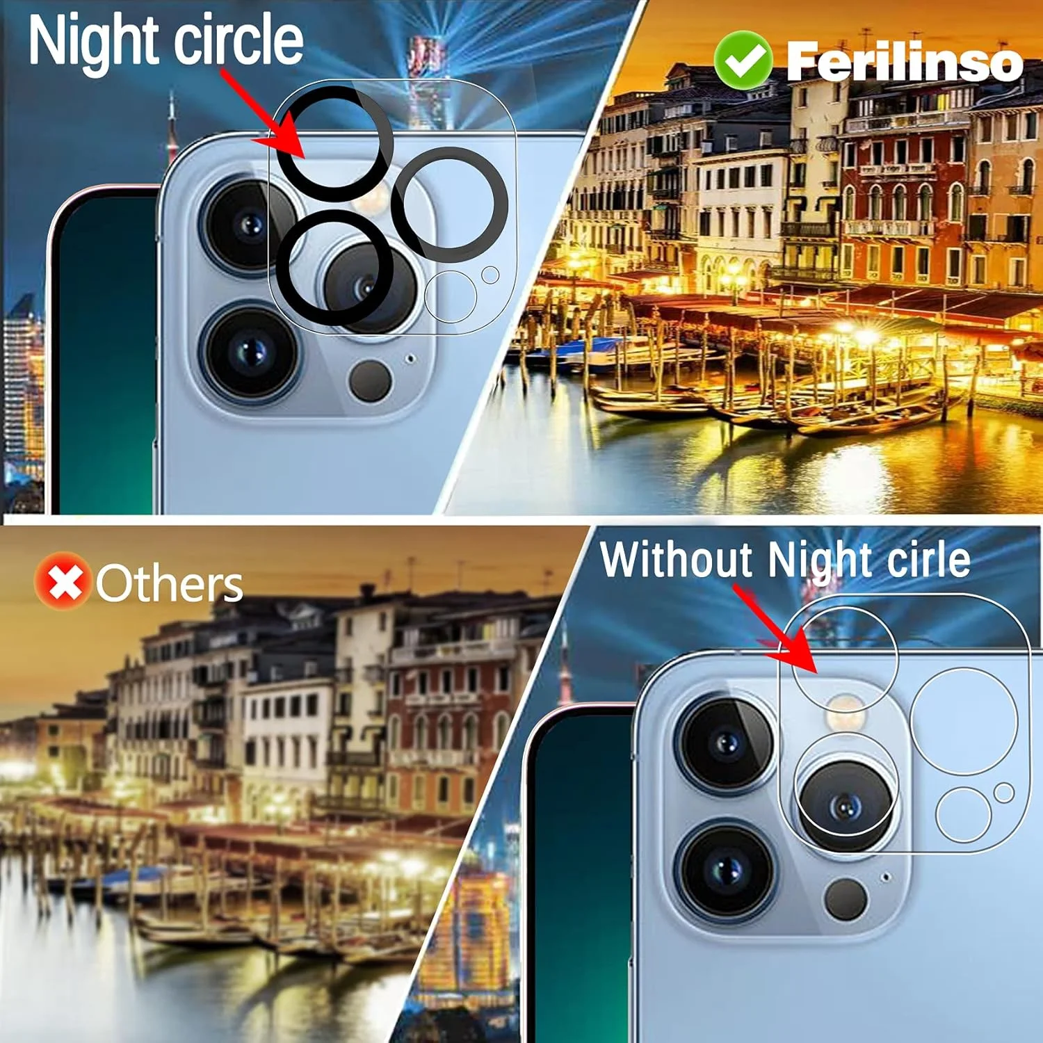 محافظ صفحه نمایش 3 عددی Ferilinso برای آیفون 13 پرو به همراه محافظ لنز دوربین شیشه ای حرارت دیده 2 عددی، سازگار با قاب گوشی، محافظ لوازم جانبی فوق العاده برای اپل آیفون 13 پرو محافظ صفحه نمایش 3 عددی Ferilinso برای آیفون 13 پرو به همراه محافظ لنز دوربین شیشه ای حرارت دیده 2 عددی، سازگار با قاب گوشی، محافظ لوازم جانبی فوق العاده برای اپل آیفون 13 پرو