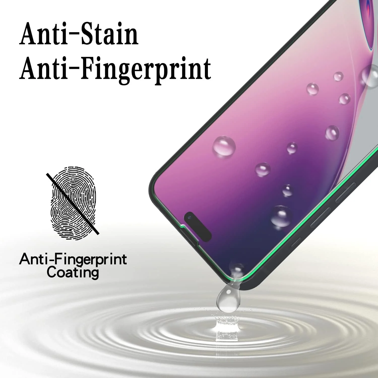 محافظ صفحه نمایش MAYtobe مدل iPhone 14 Pro بسته 2 عددی، شیشه حرارت دیده با سختی 9H، ضد خش، بدون حباب، نصب آسان محافظ صفحه نمایش MAYtobe مدل iPhone 14 Pro بسته 2 عددی، شیشه حرارت دیده با سختی 9H، ضد خش، بدون حباب، نصب آسان