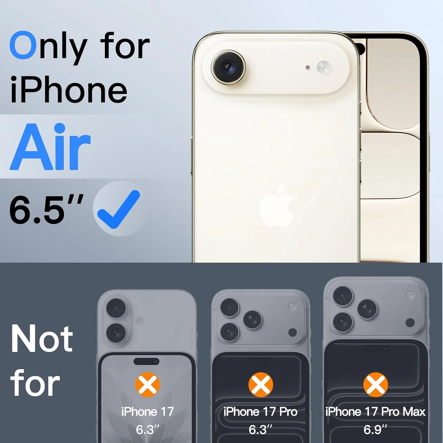 محافظ صفحه نمایش حریم خصوصی 360 درجه JETech برای آیفون 17 Air، فیلم شیشه ای حرارت دیده 4 طرفه ضد جاسوسی با ابزار نصب آسان، صفحه نمایش 6.5 اینچی، 2 عددی محافظ صفحه نمایش حریم خصوصی 360 درجه JETech برای آیفون 17 Air، فیلم شیشه ای حرارت دیده 4 طرفه ضد جاسوسی با ابزار نصب آسان، صفحه نمایش 6.5 اینچی، 2 عددی