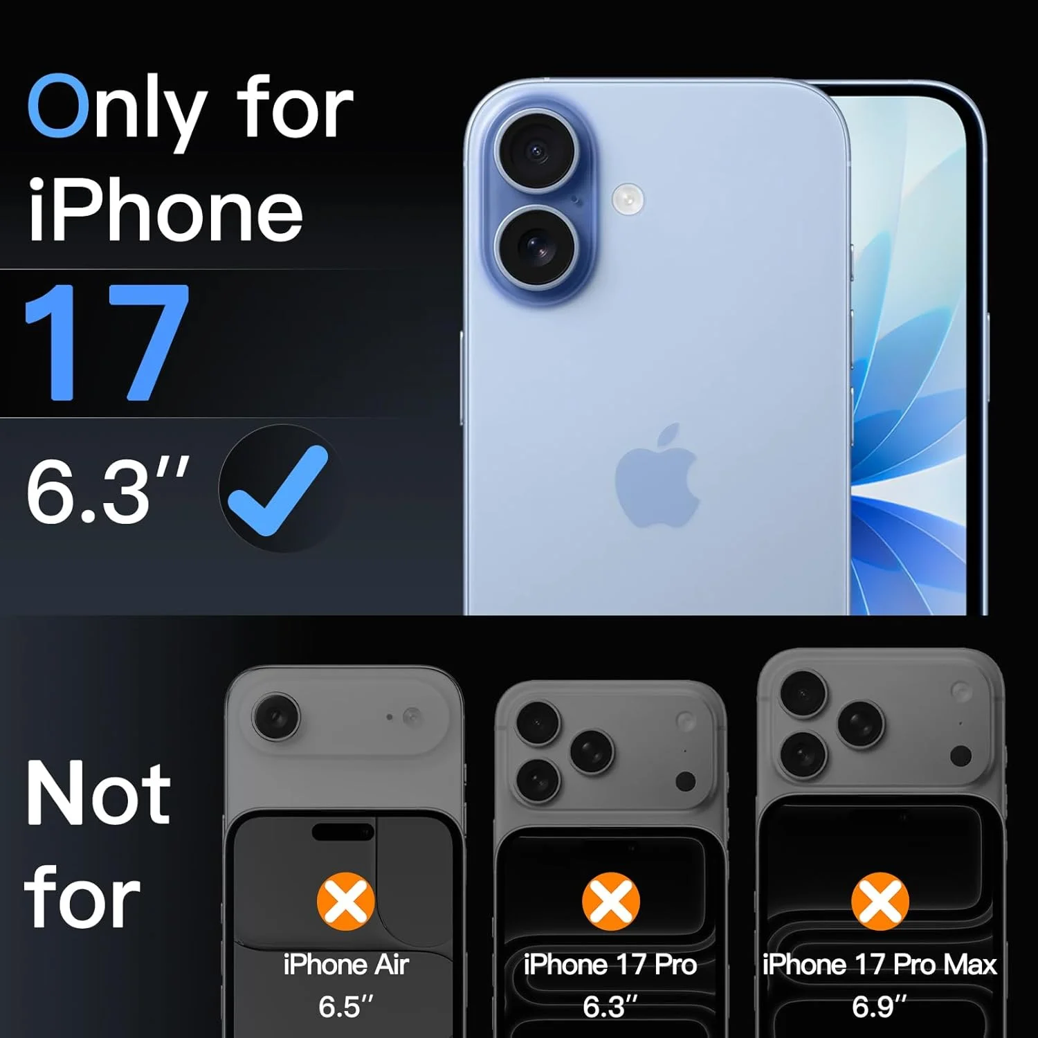 محافظ صفحه نمایش JETech برای آیفون 17 6.3 اینچی، نصب آسان یک مرحله ای با جعبه تراز خودکار بدون حباب، فیلم شیشه ای حرارت دیده 9H، HD-شفاف، 3 بسته محافظ صفحه نمایش JETech برای آیفون 17 6.3 اینچی، نصب آسان یک مرحله ای با جعبه تراز خودکار بدون حباب، فیلم شیشه ای حرارت دیده 9H، HD-شفاف، 3 بسته