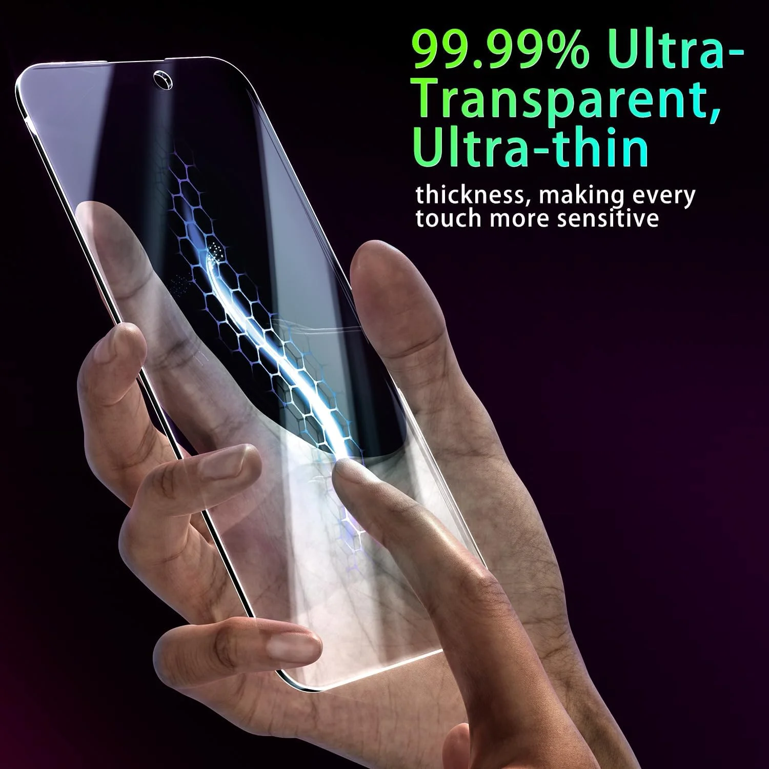 محافظ صفحه نمایش حریم خصوصی پوکولان 2 عددی برای آیفون 16 پرو، شیشه حرارت دیده ضد جاسوسی آبی، سختی 9H، سازگار با قاب، ضد خش، بدون حباب محافظ صفحه نمایش حریم خصوصی پوکولان 2 عددی برای آیفون 16 پرو، شیشه حرارت دیده ضد جاسوسی آبی، سختی 9H، سازگار با قاب، ضد خش، بدون حباب