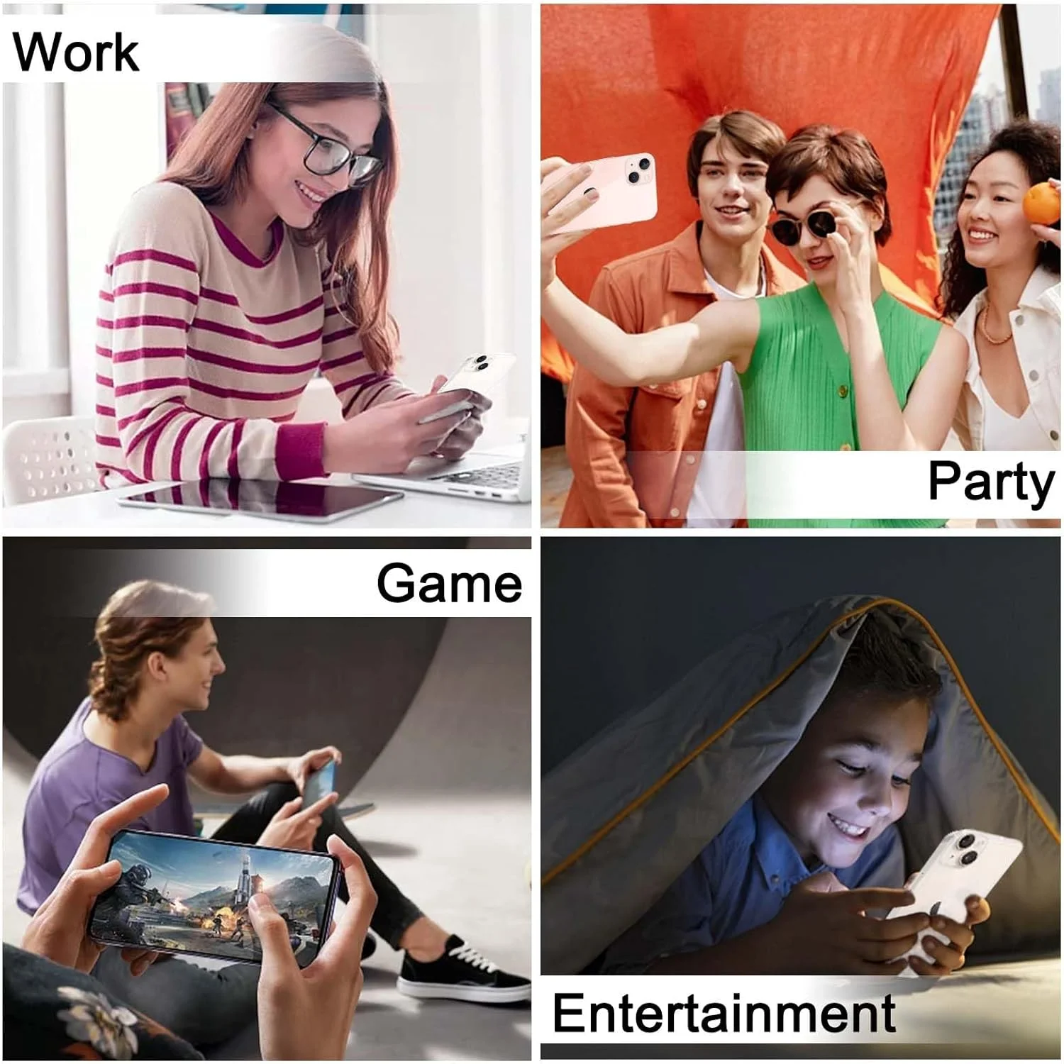 محافظ صفحه نمایش شیشه ای VANAVAGY سازگار با آیفون 14 پرو مکس 6.7 اینچ [1 عدد] [مقاوم در برابر خراش]، محافظ لنز دوربین گنجانده شده است، فیلم با قاب پوشش کامل برای نصب آسان