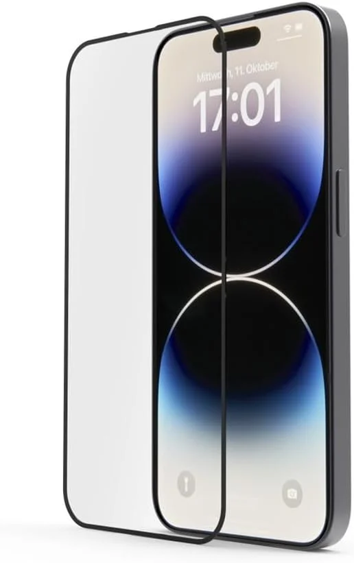 محافظ صفحه نمایش شیشه ای هاما Extreme Protect برای Apple iPhone 14 Pro Max، دارای ابزار نصب PSE